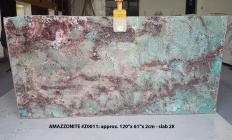 Lieferung polierte Unmaßplatten 2 cm aus Natur Halbedelstein AMAZZONITE Z0011. Detail Bild Fotos 