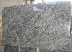 Lieferung polierte Unmaßplatten 2 cm aus Natur Granit AZUL ARAN C-2743. Detail Bild Fotos 