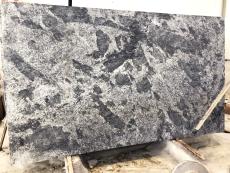 Lieferung polierte Unmaßplatten 2 cm aus Natur Granit AZUL ARAN D230310RE. Detail Bild Fotos 