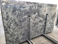 Lieferung polierte Unmaßplatten 3 cm aus Natur Granit AZUL ARAN D230310RE. Detail Bild Fotos 