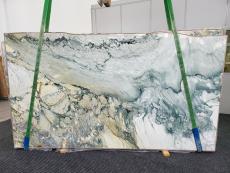 Lieferung polierte Unmaßplatten 2 cm aus Natur Marmor BRECCIA CAPRAIA TORQUOISE 1632. Detail Bild Fotos 