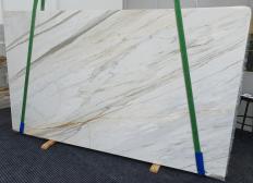 Lieferung polierte Unmaßplatten 2 cm aus Natur Marmor CALACATTA CREMO 1434. Detail Bild Fotos 