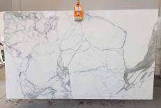Lieferung geschliffene Unmaßplatten 0.8 cm aus Natur Marmor CALACATTA EXTRA 1145. Detail Bild Fotos 