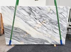 Lieferung polierte Unmaßplatten 2 cm aus Natur Marmor CALACATTA FANTASTICO 1521. Detail Bild Fotos 