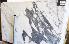 Lieferung polierte Unmaßplatten 2 cm aus Natur Marmor CALACATTA MACCHIA U0055. Detail Bild Fotos 