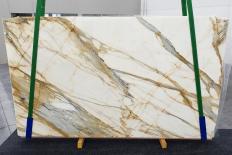 Lieferung polierte Unmaßplatten 0.8 cm aus Natur Marmor CALACATTA MACCHIAVECCHIA 1272. Detail Bild Fotos 