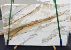 Lieferung polierte Unmaßplatten 0.8 cm aus Natur Marmor CALACATTA MACCHIAVECCHIA 1354. Detail Bild Fotos 