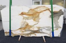 Lieferung polierte Unmaßplatten 0.8 cm aus Natur Marmor CALACATTA MACCHIAVECCHIA GL 1130. Detail Bild Fotos 
