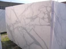 Lieferung rohe Blöcke 100 cm aus Natur Marmor CALACATTA ORO EXTRA C-PR2003. Detail Bild Fotos 