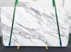 Lieferung polierte Unmaßplatten 0.8 cm aus Natur Marmor CALACATTA ORO EXTRA 1627. Detail Bild Fotos 