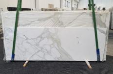 Lieferung polierte Unmaßplatten 2 cm aus Natur Marmor CALACATTA ORO 1244. Detail Bild Fotos 