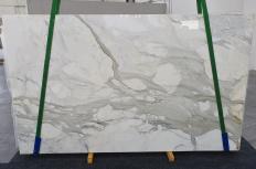Lieferung polierte Unmaßplatten 2 cm aus Natur Marmor CALACATTA ORO 1227. Detail Bild Fotos 