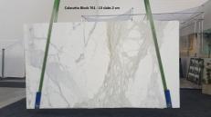 Lieferung polierte Unmaßplatten 2 cm aus Natur Marmor CALACATTA ORO GL 761. Detail Bild Fotos 