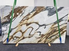 Lieferung polierte Unmaßplatten 3 cm aus Natur Marmor CALACATTA PICASSO 1709. Detail Bild Fotos 