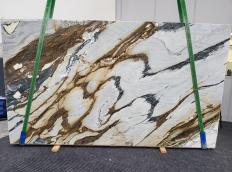 Lieferung polierte Unmaßplatten 3 cm aus Natur Marmor CALACATTA PICASSO 1709. Detail Bild Fotos 