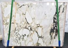 Lieferung polierte Unmaßplatten 2 cm aus Natur Marmor CALACATTA VAGLI ORO 1635. Detail Bild Fotos 