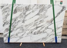 Lieferung polierte Unmaßplatten 3 cm aus Natur Marmor CALACATTA VAGLI 1396. Detail Bild Fotos 
