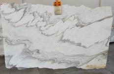 Lieferung geschliffene Unmaßplatten 2 cm aus Natur Marmor CALACATTA WAVE 1451. Detail Bild Fotos 