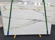 Lieferung polierte Unmaßplatten 2 cm aus Natur Marmor CALACATTA 1604. Detail Bild Fotos 