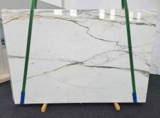 Lieferung polierte Unmaßplatten 2 cm aus Natur Marmor CALACATTA 1604. Detail Bild Fotos 