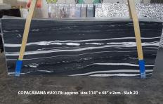 Lieferung polierte Unmaßplatten 2 cm aus Natur Granit COPACABANA U0178. Detail Bild Fotos 