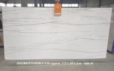 Lieferung polierte Unmaßplatten 2 cm aus Natur Dolomit DOLOMITE FUSION 1150. Detail Bild Fotos 
