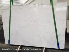 Lieferung polierte Unmaßplatten 2 cm aus Natur Dolomit DOLOMITE ORION WHITE 1127. Detail Bild Fotos 