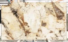 Lieferung polierte Unmaßplatten 2 cm aus Natur Granit GIALLO ALBA 3066A. Detail Bild Fotos 