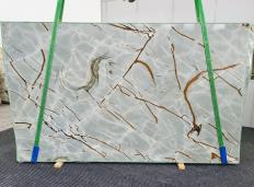Lieferung polierte Unmaßplatten 3 cm aus Natur Quarzit ISOLA BLUE 1547. Detail Bild Fotos 