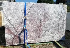 Lieferung polierte Unmaßplatten 2 cm aus Natur Marmor LILAC AL0295. Detail Bild Fotos 