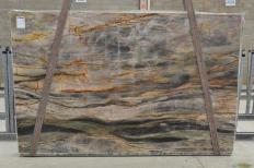 Lieferung polierte Unmaßplatten 3 cm aus Natur Quarzit MICHELANGELO 2520. Detail Bild Fotos 
