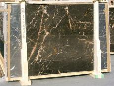 Lieferung polierte Unmaßplatten 2 cm aus Natur Marmor NOIR SAINT LAURENT E-14526. Detail Bild Fotos 