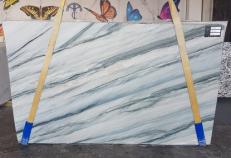 Lieferung polierte Unmaßplatten 2 cm aus Natur Quarzit ONDA BLUE AA T0100. Detail Bild Fotos 