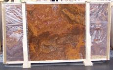 Lieferung polierte Unmaßplatten 2 cm aus Natur Onyx ONYX RED E-OR14640. Detail Bild Fotos 