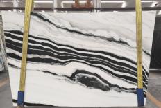 Lieferung polierte Unmaßplatten 2 cm aus Natur Marmor PANDA 1771M. Detail Bild Fotos 
