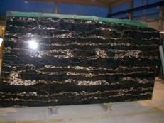 Lieferung polierte Unmaßplatten 2 cm aus Natur Marmor PORTORO EXTRA SR-2010017. Detail Bild Fotos 