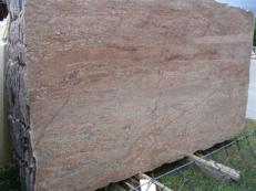 Lieferung polierte Unmaßplatten 2 cm aus Natur Granit ROSEWOOD EDM25112. Detail Bild Fotos 