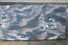 Lieferung polierte Unmaßplatten 2 cm aus Natur Marmor ROSSO LUANA 1208. Detail Bild Fotos 