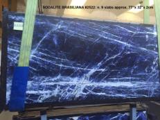 Lieferung polierte Unmaßplatten 2 cm aus Natur Marmor SODALITE AA 2522. Detail Bild Fotos 