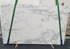 Lieferung polierte Unmaßplatten 2 cm aus Natur Marmor STATUARIO EXTRA 1437. Detail Bild Fotos 