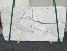 Lieferung geschliffene Unmaßplatten 0.8 cm aus Natur Marmor STATUARIO VENATO 1600. Detail Bild Fotos 