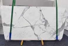 Lieferung polierte Unmaßplatten 2 cm aus Natur Marmor STATUARIO VENATO 1258. Detail Bild Fotos 