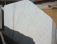 Lieferung polierte Unmaßplatten 2 cm aus Natur Marmor STATUARIO VENATO EM_0246. Detail Bild Fotos 