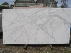 Lieferung polierte Unmaßplatten 2 cm aus Natur Marmor STATUARIO VENATO E-8074. Detail Bild Fotos 