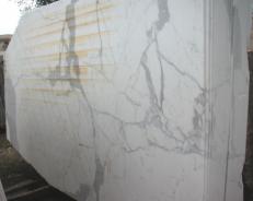 Lieferung polierte Unmaßplatten 2 cm aus Natur Marmor STATUARIO E-O411. Detail Bild Fotos 