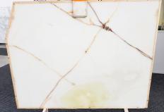 Lieferung polierte Unmaßplatten 2 cm aus Natur Onyx White Onyx 1048. Detail Bild Fotos 