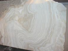 Lieferung polierte Unmaßplatten 2 cm aus Natur Onyx WHITE RIVER E_S253. Detail Bild Fotos 