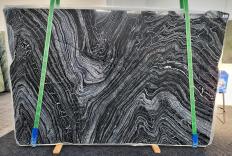 Lieferung polierte Unmaßplatten 2 cm aus Natur Marmor Zebra Black 1473. Detail Bild Fotos 