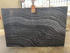 Lieferung polierte Unmaßplatten 1.8 cm aus Natur Marmor Zebra Black DL0081. Detail Bild Fotos 