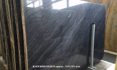 Lieferung polierte Unmaßplatten 2 cm aus Natur Marmor Zebra Black UL0079. Detail Bild Fotos 